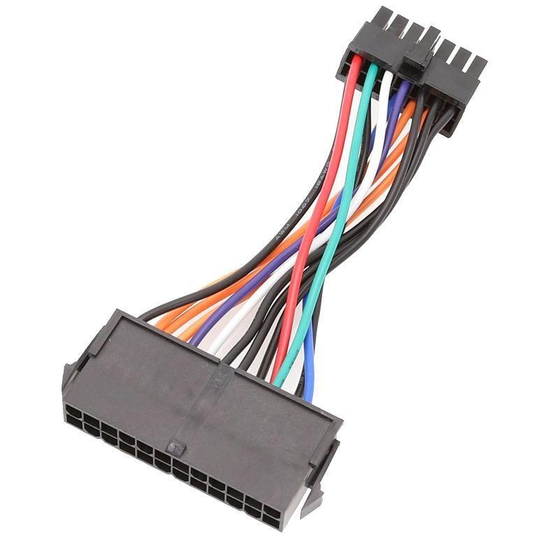10CM Durable 24 Pin To 14 Pin PSU Power Supply Cord ATX Adapter Cable For Lenovo