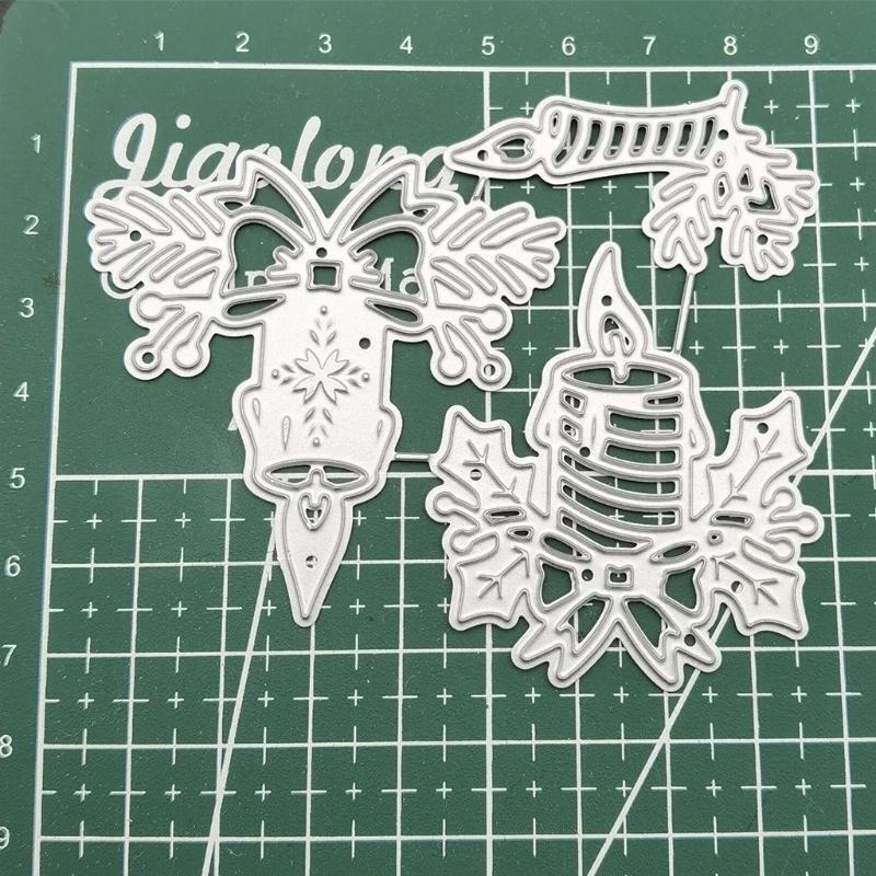 Candle Metal Cutting Dies Stencil DIY Scrapbooking Album Paper Card Template