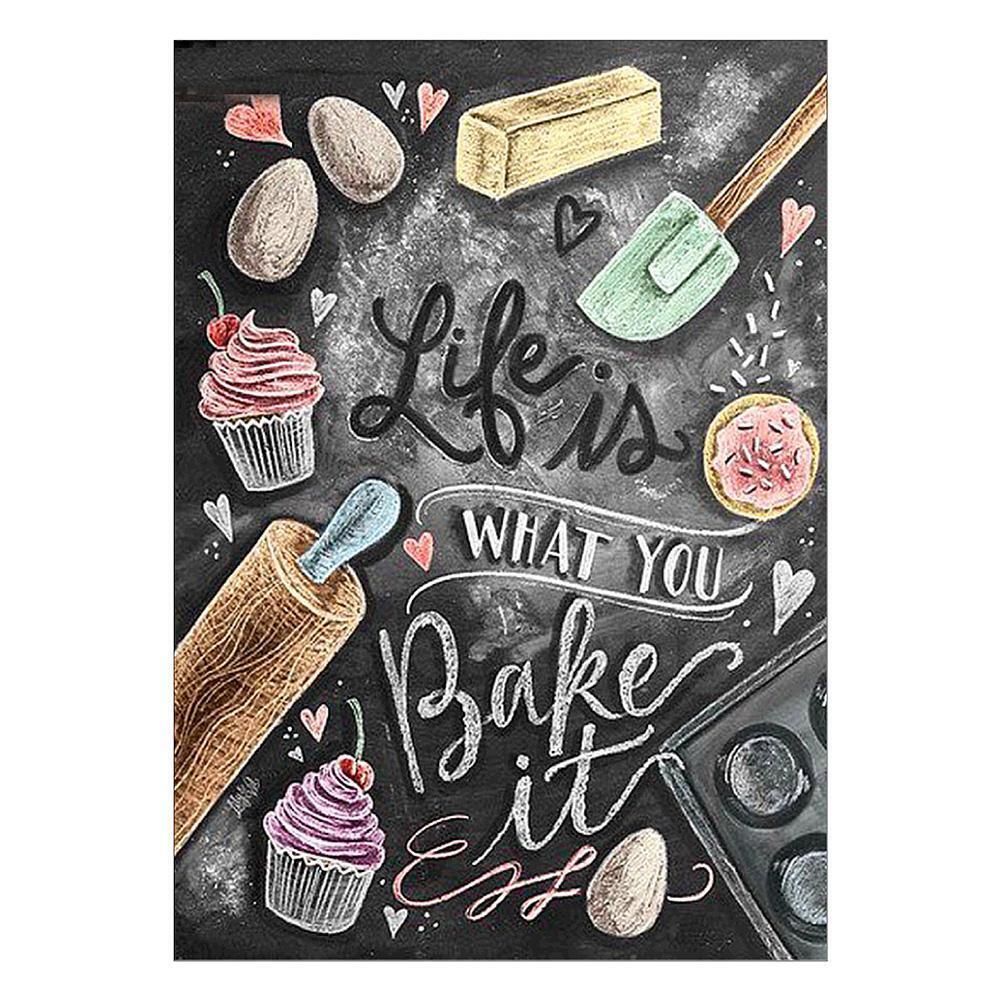 5D Diamond Painting Embroid DIY Blackboard Drawing Cross Stitch Mosaic Kits