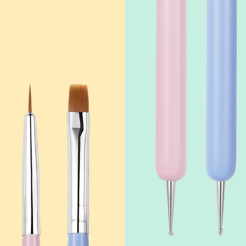 Nail Art Brush Nail Painting Dotting Tool Kit Nail Liner Brush Nail Dotting Pen