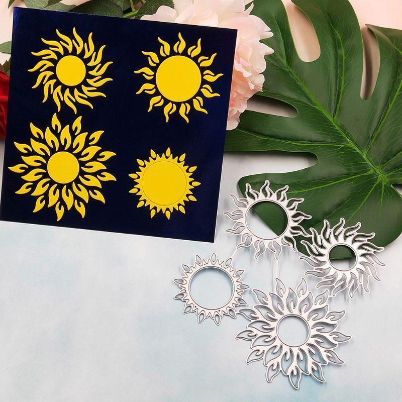 Sun Metal Cutting Dies Stencil DIY Scrapbooking Album Stamp Paper Card Embossing