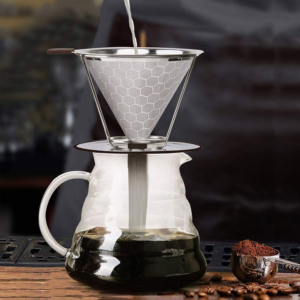 Coffee Filter Reusable Coffee Maker Pour Over Coffee Dripper Slow Drip