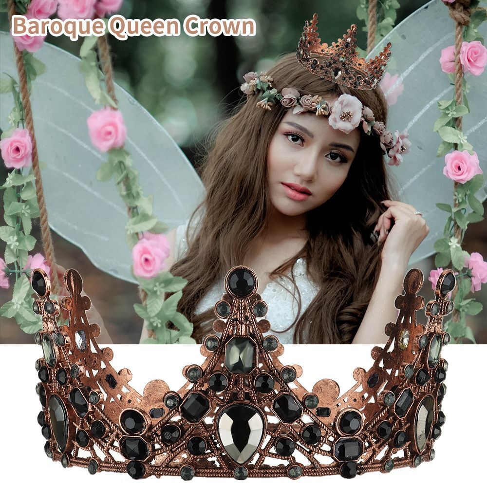 Baroque Queen Crown Wedding Crown Women Tiara Bridal Hair Accessories