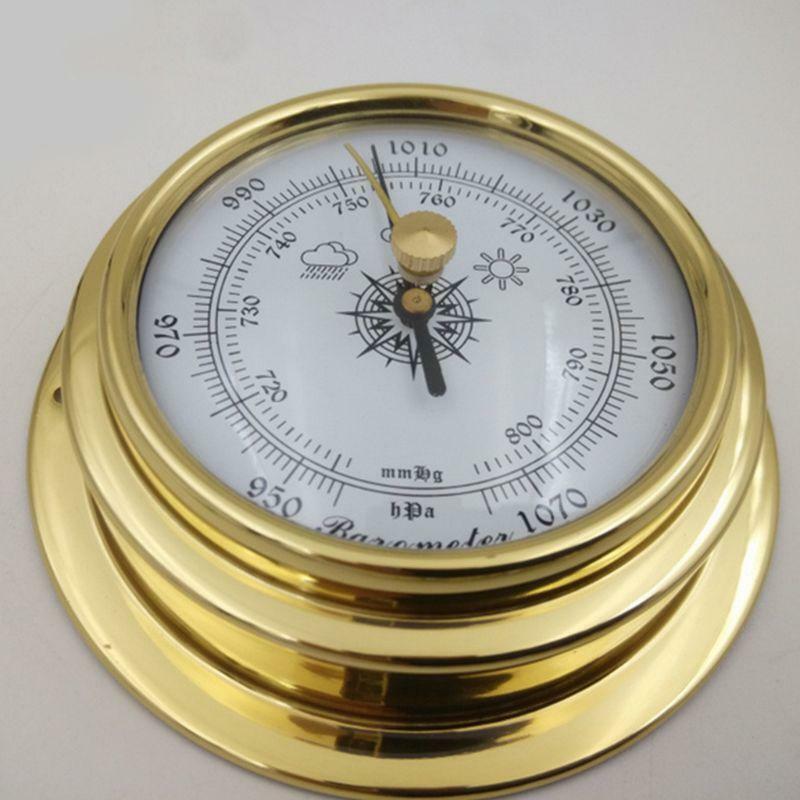 4 Inches 4 PCS/set Thermometer Hygrometer Barometer Watches Clock Copper Shell
