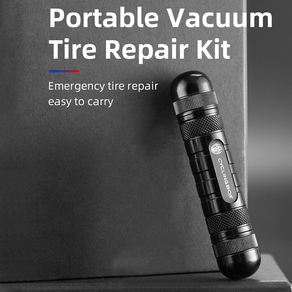 CYCLINGBOX Bicycle Tubeless Tire Repair Kit Bike Tyres Rubber Stripes Tools