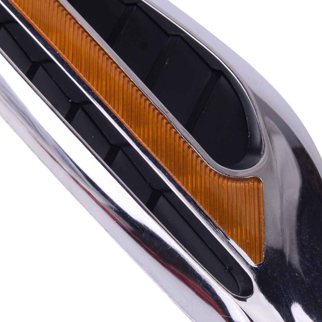 Shark Blade Car Fender Side Marker Light Turn Signal Lamps Indicator Yellow