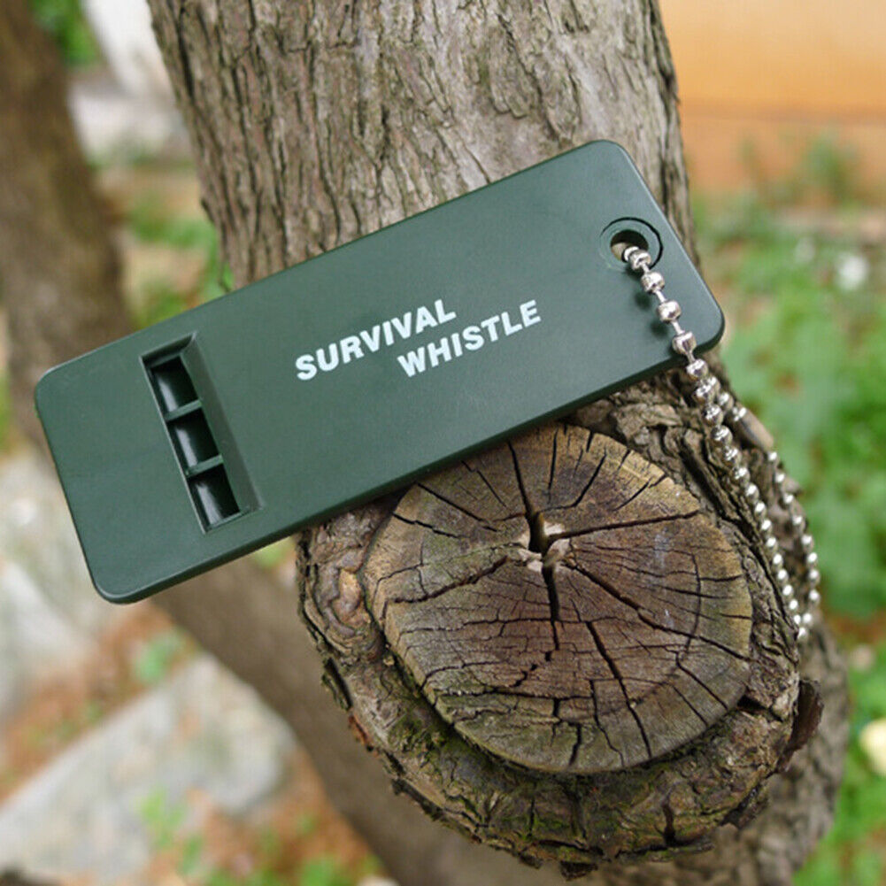 10pcs Outdoor Survival Whistle Multi Audio High Triple Frequency Whistle