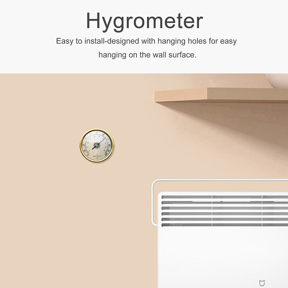 2-in-1 Pointer Hygrometer Thermometer Mechanical Humidity Temperature Meter