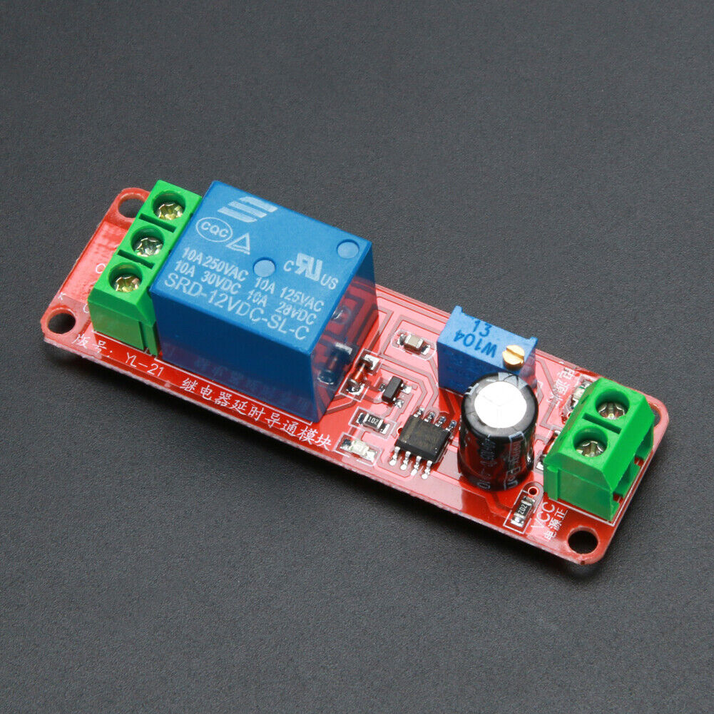 5pcs DC 12V Delay Relay Shield NE555 Timer Switch Adjustable Module