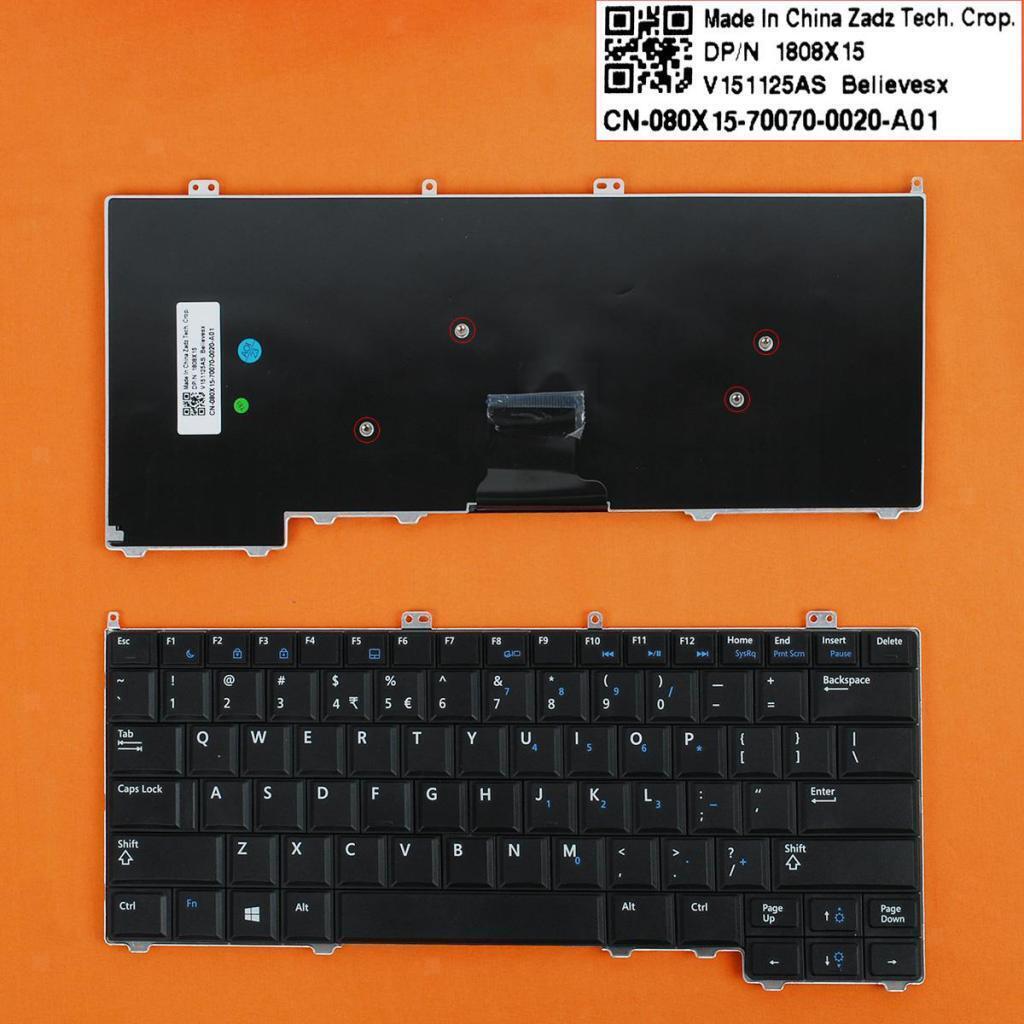 US Layout Keyboard Replacement for DELL Latitude 12 7000/ E7440/ E7420 /E7240/