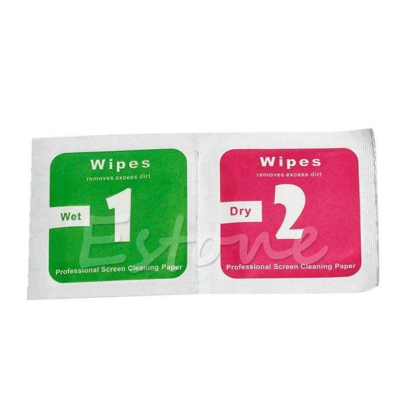 400xCamera Lens Phone LCD Screen Dust Removal Dry Wet Cleaning Cloth Paper Wipes