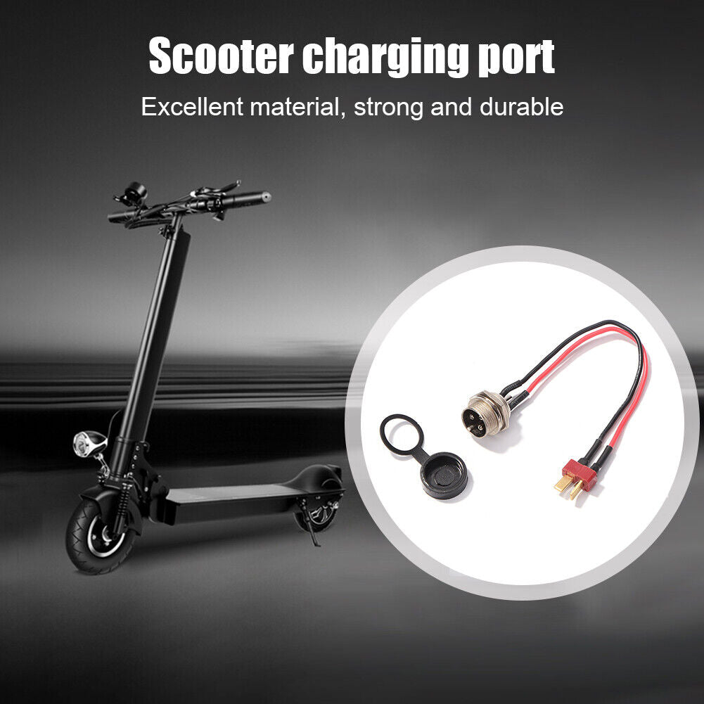 Electric Scooter Parts Power Charger T-head Charging Port for KUGOO M4 PRO