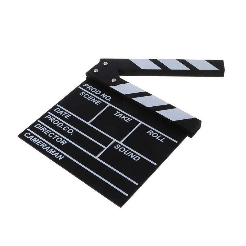 Film Director's Clapper Board Movie Scene Clapboard Photography Props
