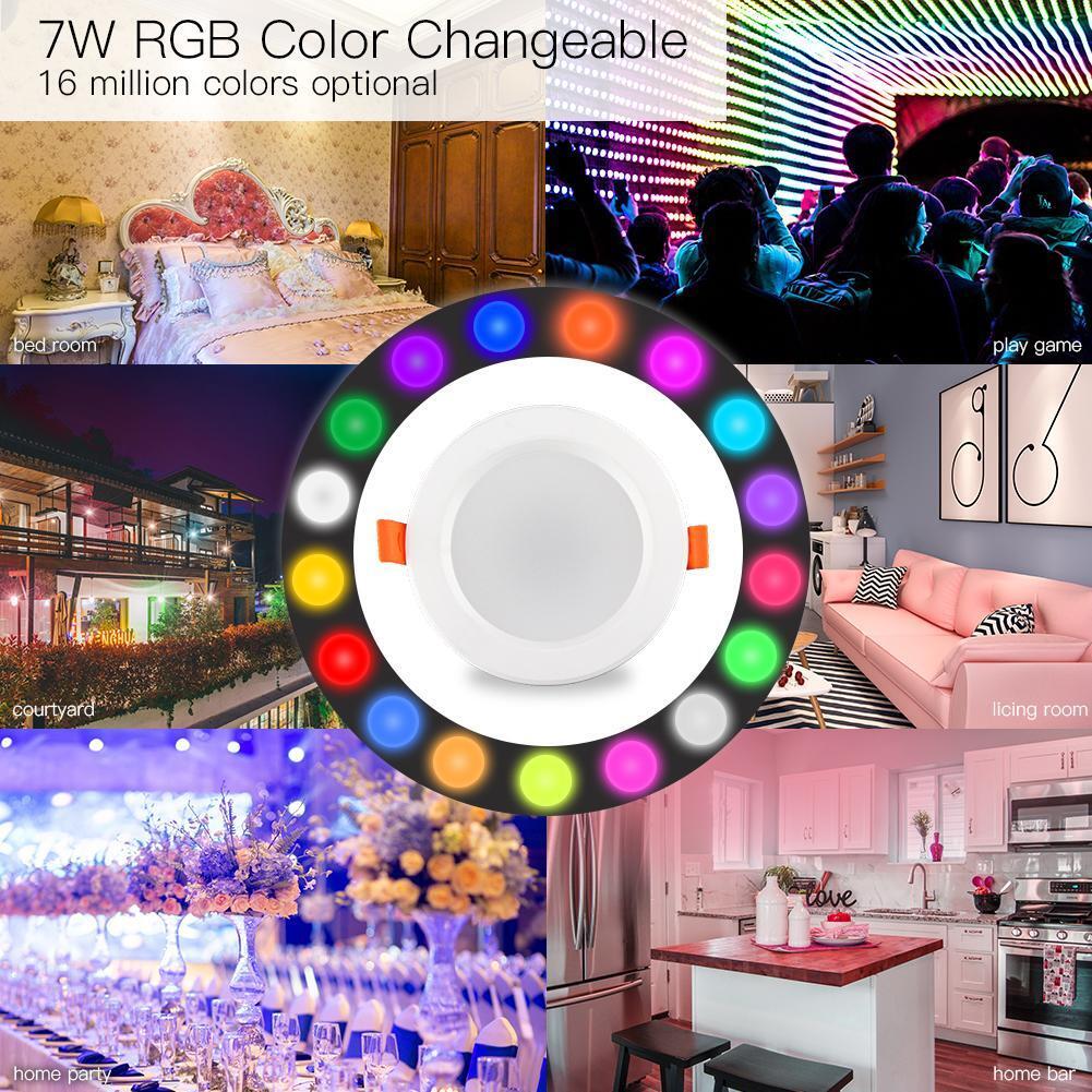7W WiFi Smart RGBW LED Down Light for Home Automation Alexa Google Home