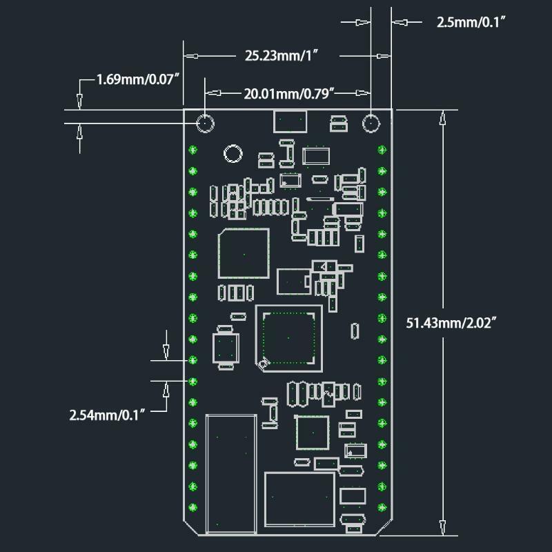 Module Development Board with Screen 915mhz Bluetooth-Compatible for Program