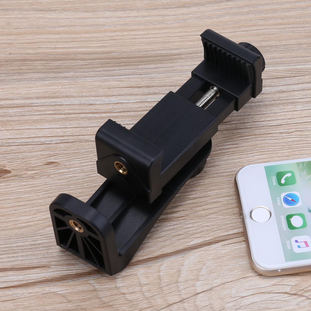 Universal 360° Rotatable Phone Holder Clip for Selfie Stick and Tripod