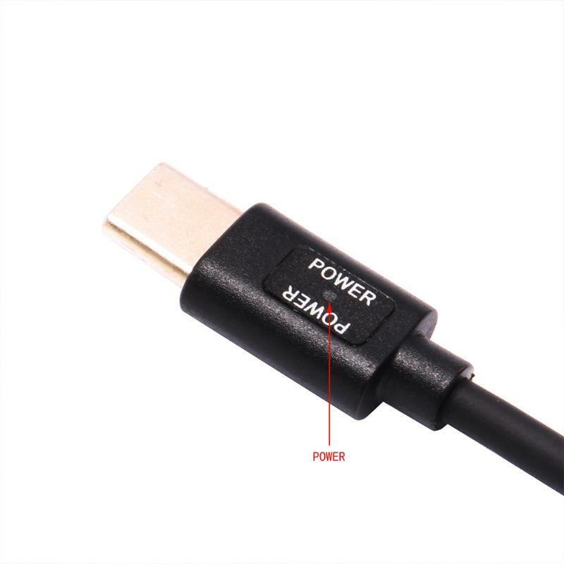 BMPCC 4K 2 Pin to USB C Type-C PD Trigger Coiled Power Cable for Camera