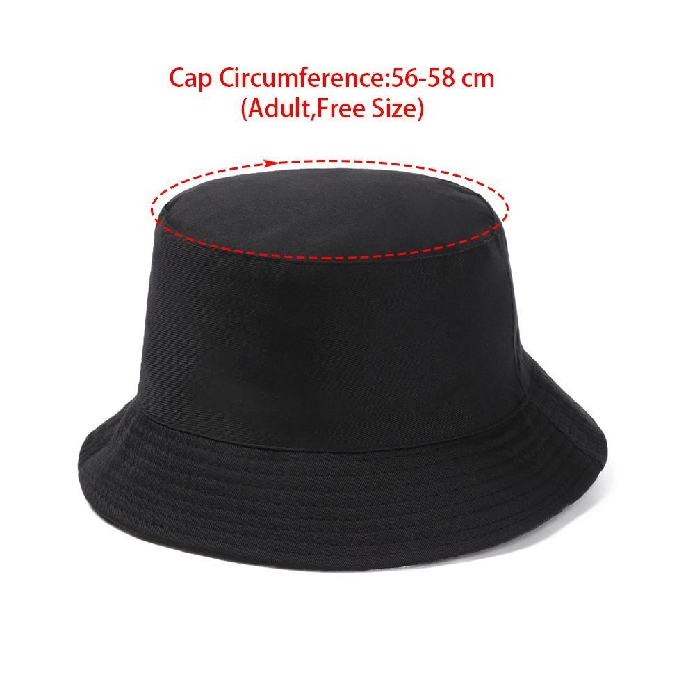 Canvas Double-Sided Bucket Hat Sun Hat Coconut Fisherman Cap Outdoor Sunscreen