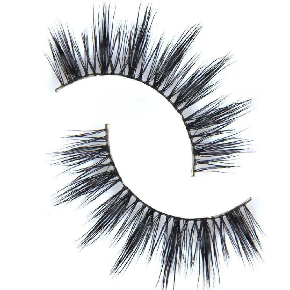 Natural Thick Long Real Eye Lashes Mink hair Black False Eyelashes