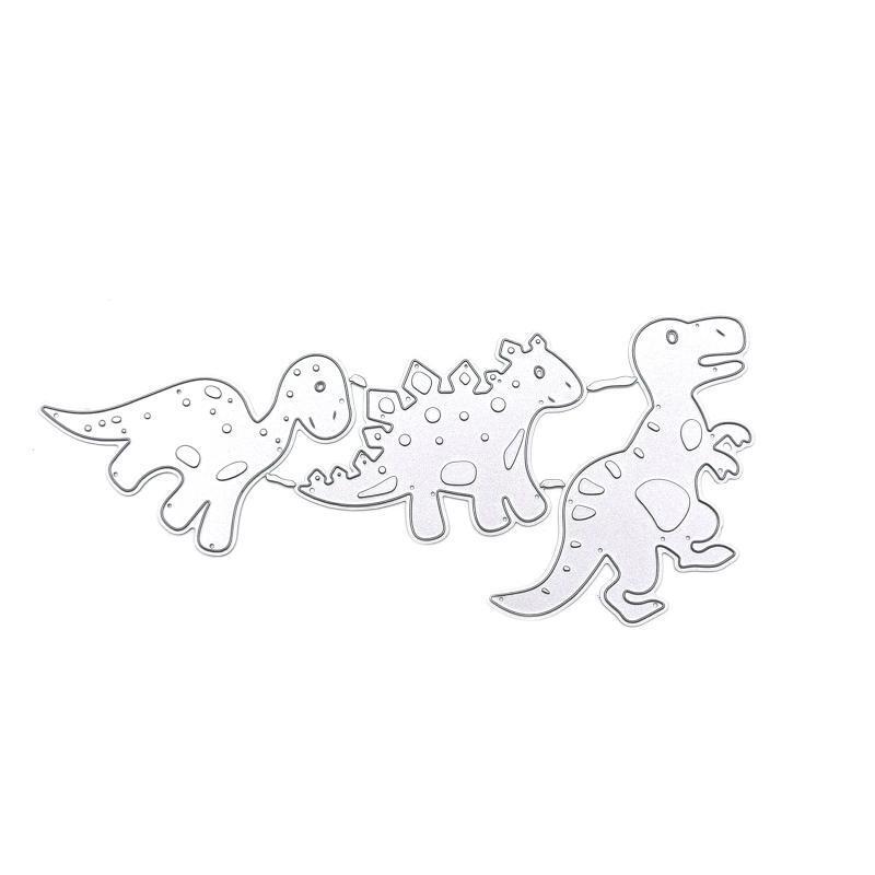 Dinosaurs Metal Cutting Dies Stencil Scrapbooking DIY Album Stamp Paper Emboss