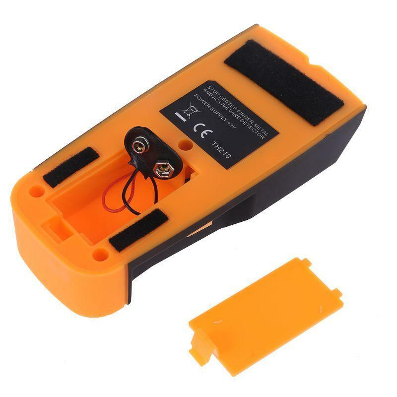 Yellow TH210 Wall Thickness Gauge Without Battery Backlight Stud Metal AC Wire