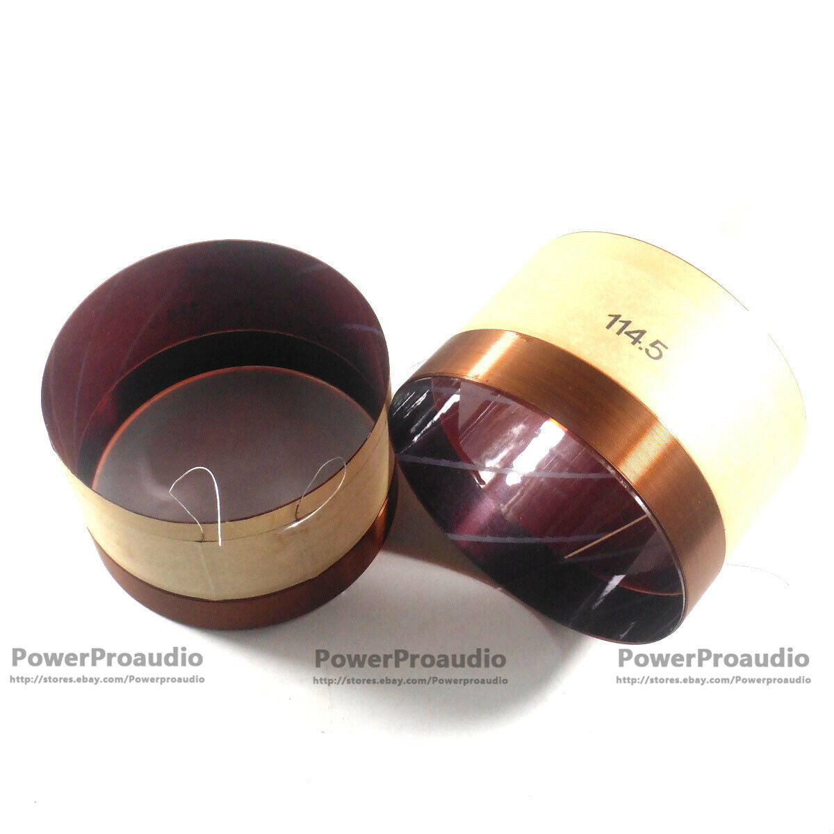 2PCS  114.5mm 8ohms 2F horn voice coil woofer bass speaker KSV Bobbin