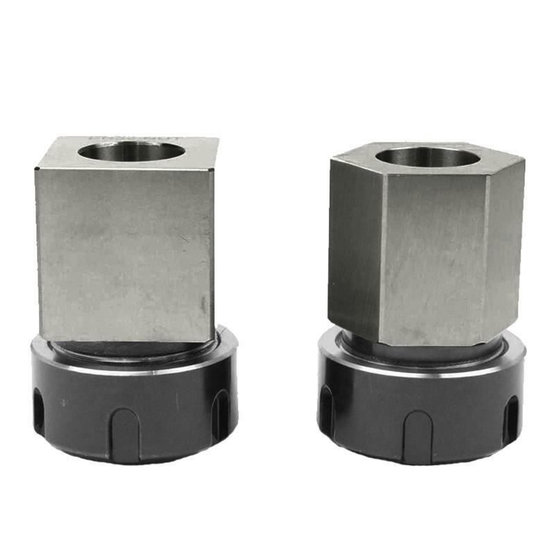 2x/Set ER-32 Collet Chucks Block Set Square and Hex Workholding Holder for CNC