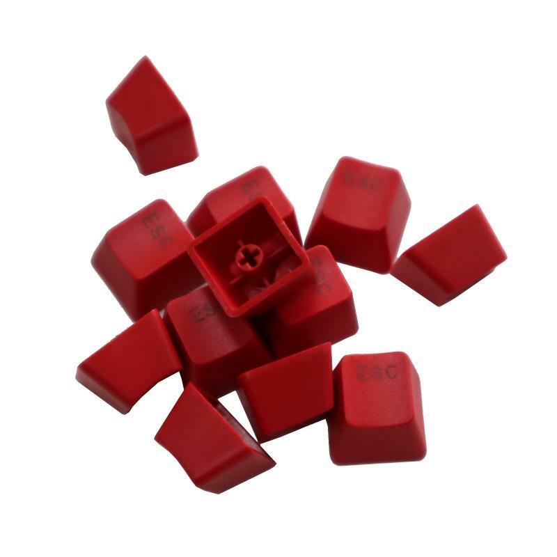 Red ESC Mechanical Keyboard Keycap PBT Personality R4 Keycap Light Transmission