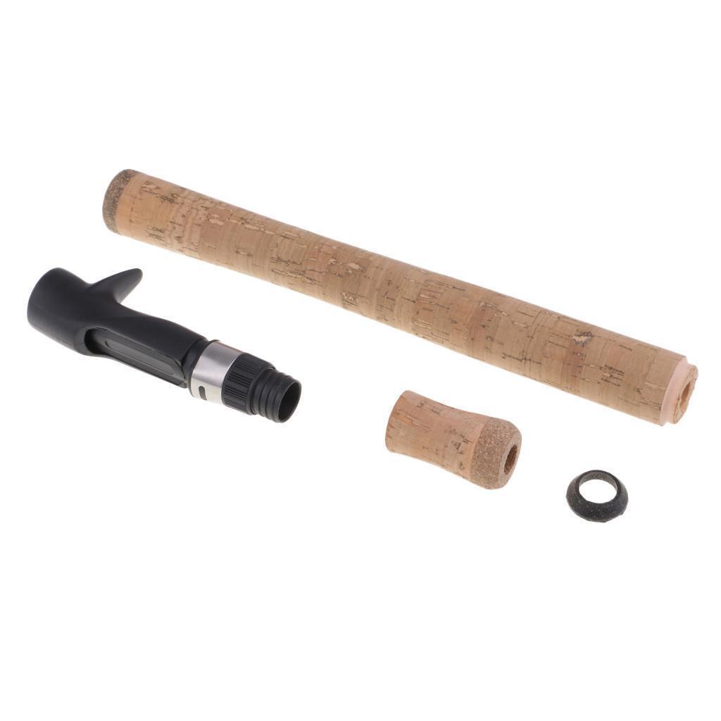 Cork Fishing Handle Set DIY Fishing Rod Parts Building Repair Tool Reel Seat