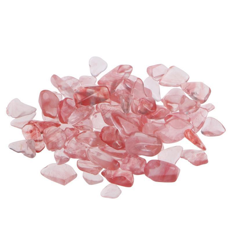 Natural Watermelon Rhinestone Stone Furnishing Articles Degaussing Gravel 50g