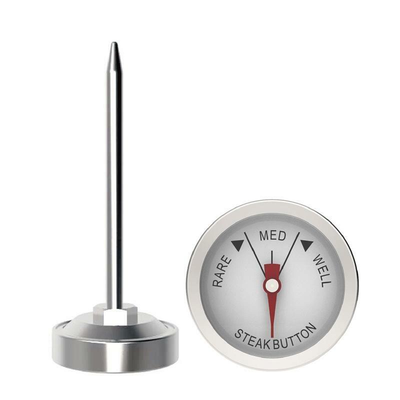 Stainless Steel Dial Thermometer Mini Steak Thermometer Grill Mates Barbecue BBQ