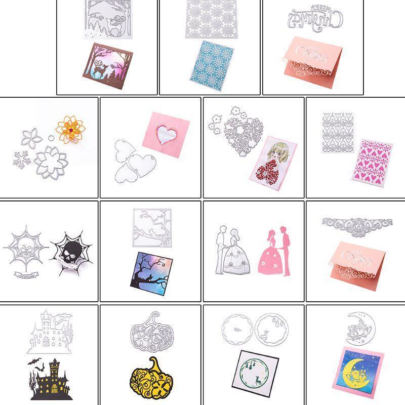 Heart Flower Metal Cutting Dies Stencil DIY Scrapbooking Album Stamp Paper Card