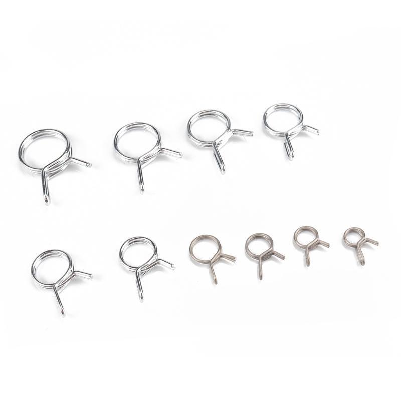 150Pc ?5-?14 Spring Clips Fuel Oil Water Hose Gas Clip Pipe Tube Clamp Fastener