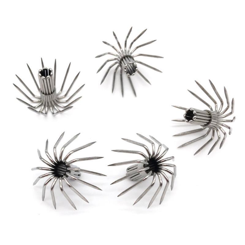 35 Pcs Stainless Steel Multi-size Cuttlefish Squid Jig Fishing Lure Sharp Hooks