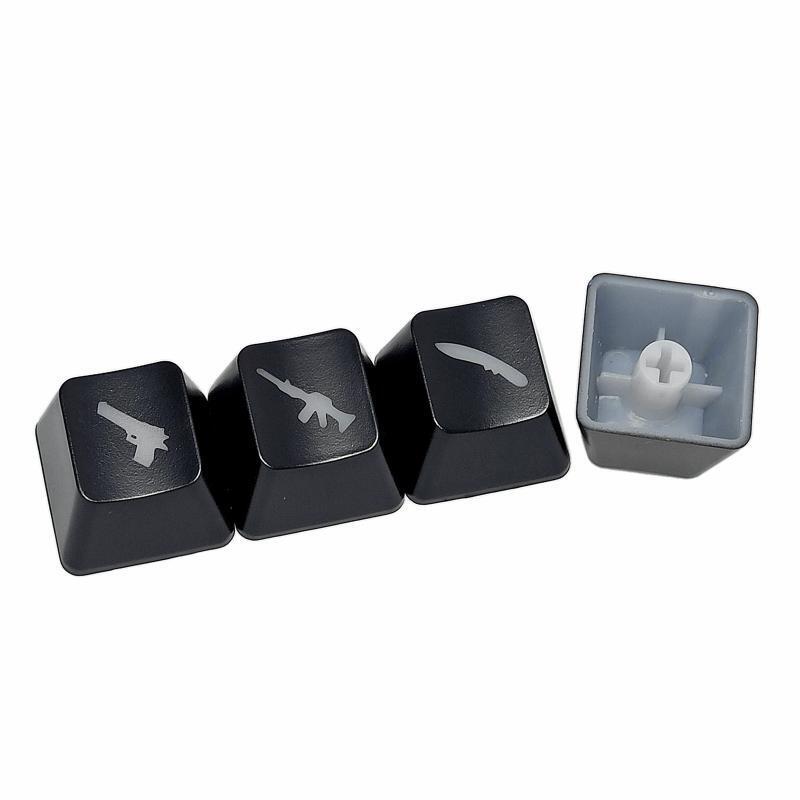 Mechanical Keyboard Key Caps ABS OEM R4 WASD Key Caps Personality Keycap 4PCS