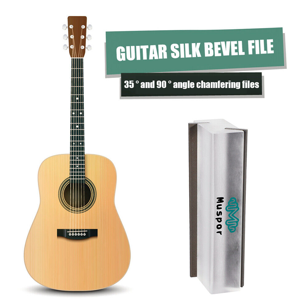 Guitar Fret Crowning File Luthier Repair Polishing Tools Bevel-flush Files