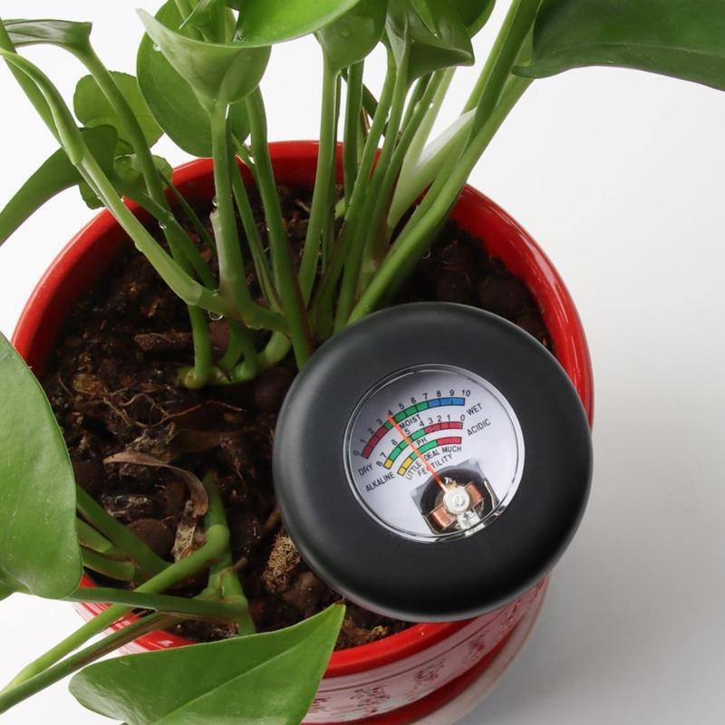 Soil pH Meter 3-in-1 Tester Kit for Moisture Fertility & pH for Home & Garden