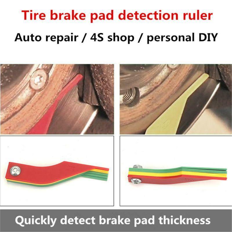 Car Brake Pad Scale Thickness Gauge Brake Block Protection Tool Feeler Detector