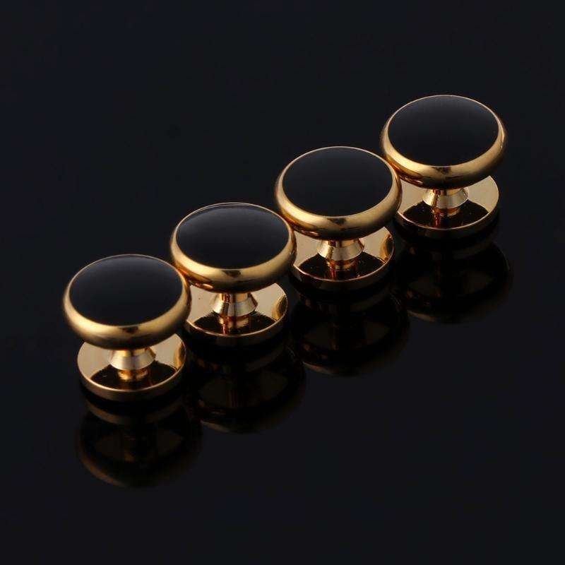 6 Pcs Men's Tuxedo Cufflinks Formal Costume Shirt Studs Cuff Links Set Steady
