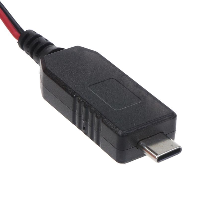 Replace 4x 1.5V C D AA AAA Battery Eliminator USB C 5V to 6V Clip Step-up Cable
