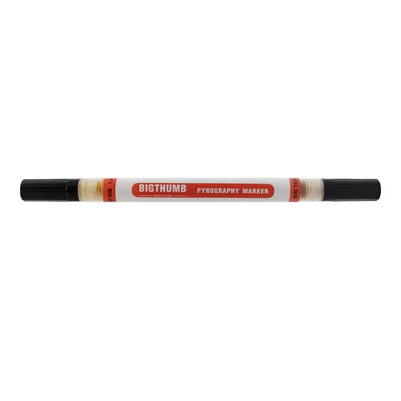 Dual-end Wood Burning Marker Pyrography Marker Pen Wood Burning Tool Easy to Use