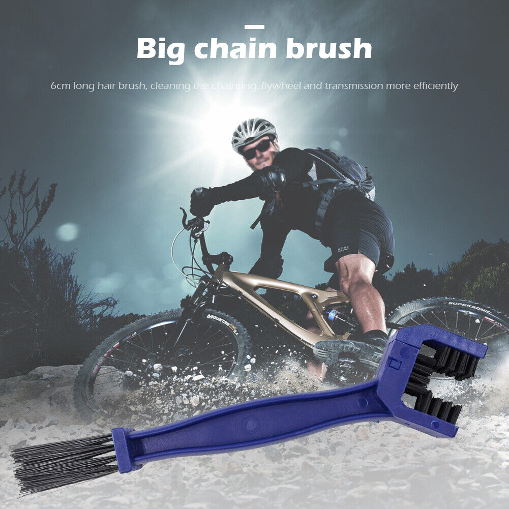 2pcs Motorcycle Bicycle Chain Cleaning Brush MTB Road Bike Chain Scrubber