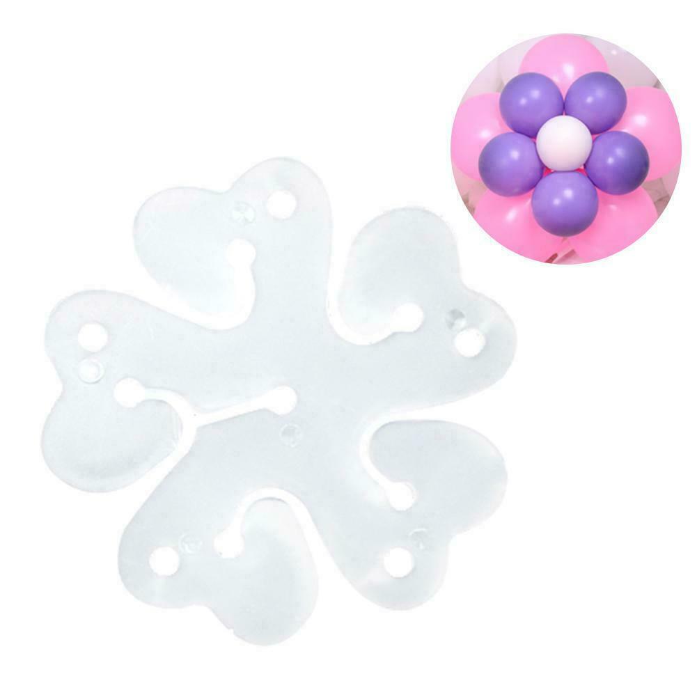 10PCS 5 In 1 Balloon Clips Shaped Tie Holder Sealing Air Filled Party Decor