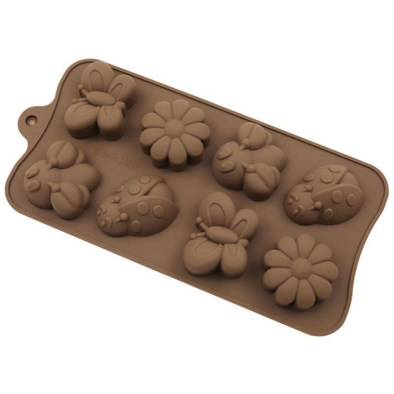 Set of 2 Insects Shaped Chocolate Mould Mousse Molds Cake Decorating Gadgets