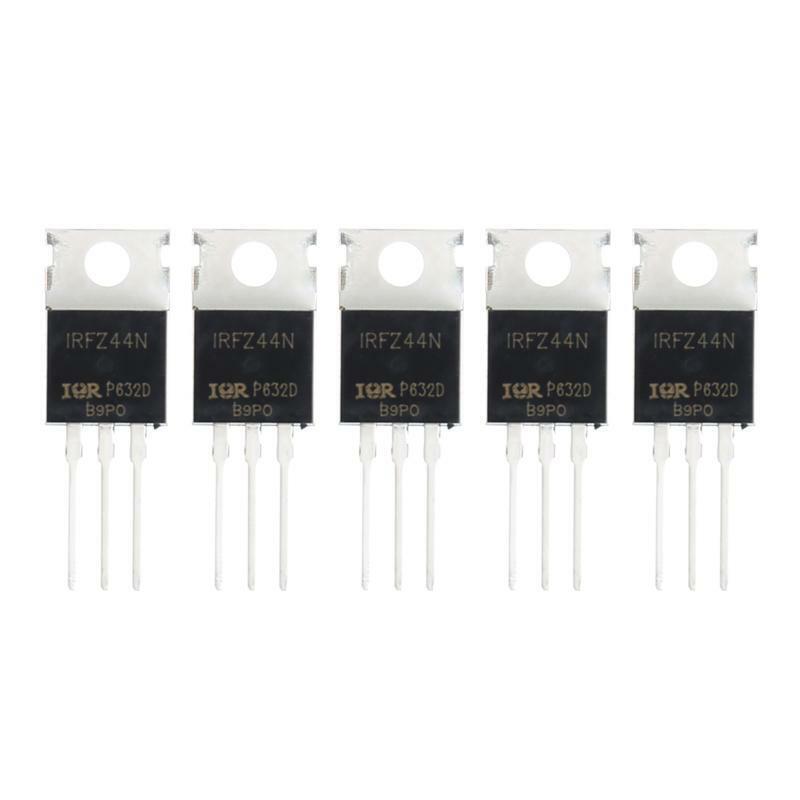 5PCS IRFZ44N TO220 IRFZ44NPBF 55V / 49A Straight TO-220 NMOS FET IRFZ44 IC New