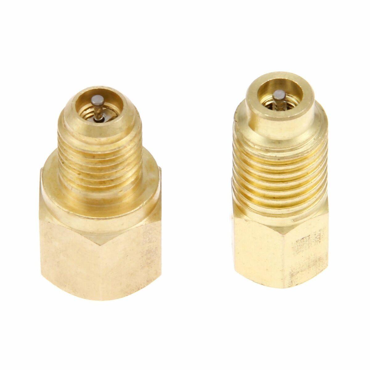 R12 R22 to R134a Adapter for Tank Vacuum Pump Injector Charging 1/4 SAE 1/2 ACME