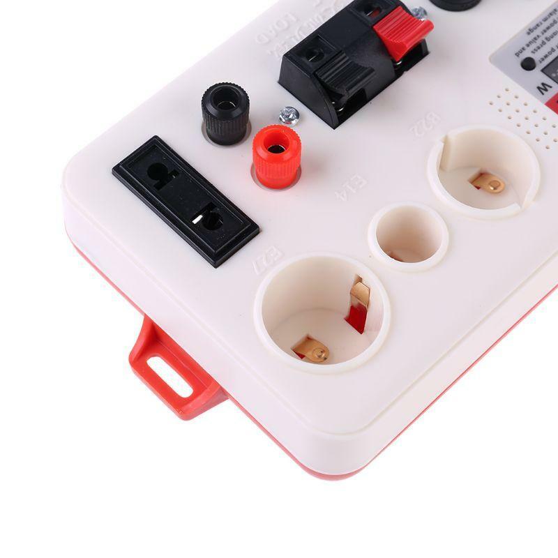 Compact Checkerboard Screen Display LED Quick Test Light Box Voltage Power Test