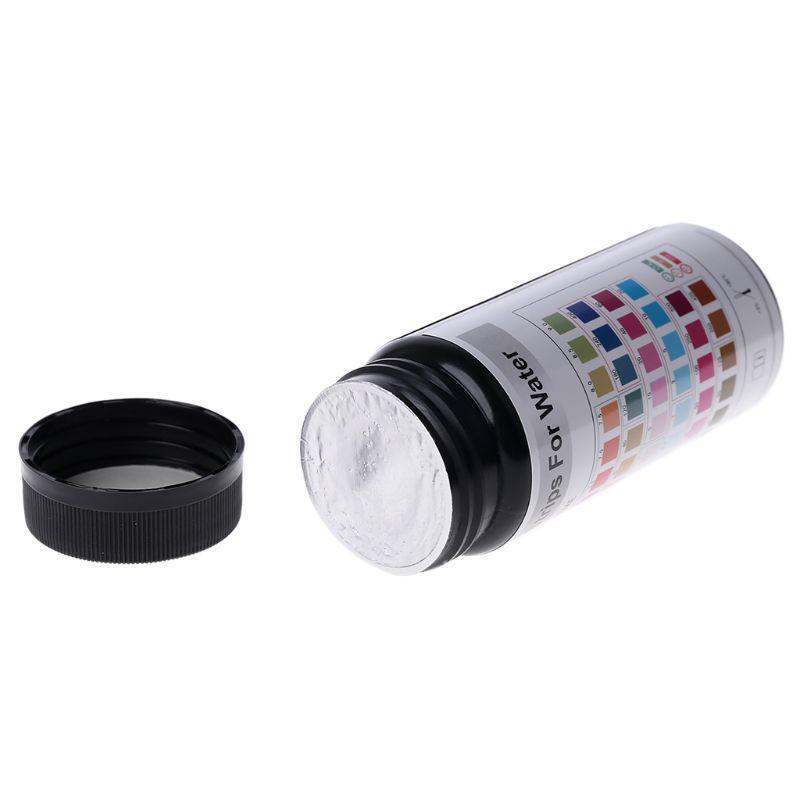 100strips Water Test Paper 6in1 pH alkalinity Nitrite Chlorine Hardness Analyzer