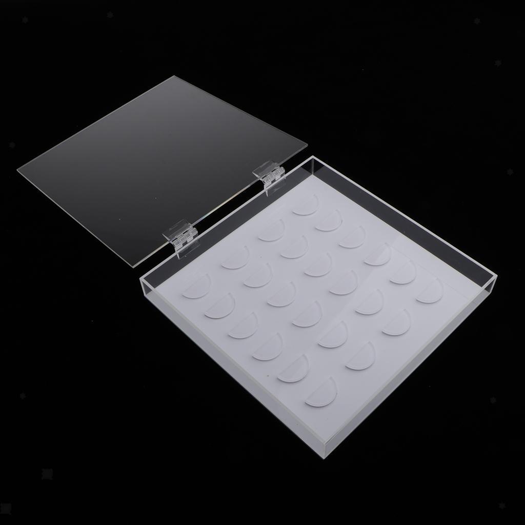 Acrylic False Lashes Case Storage Box False Lashes Holder Organizer