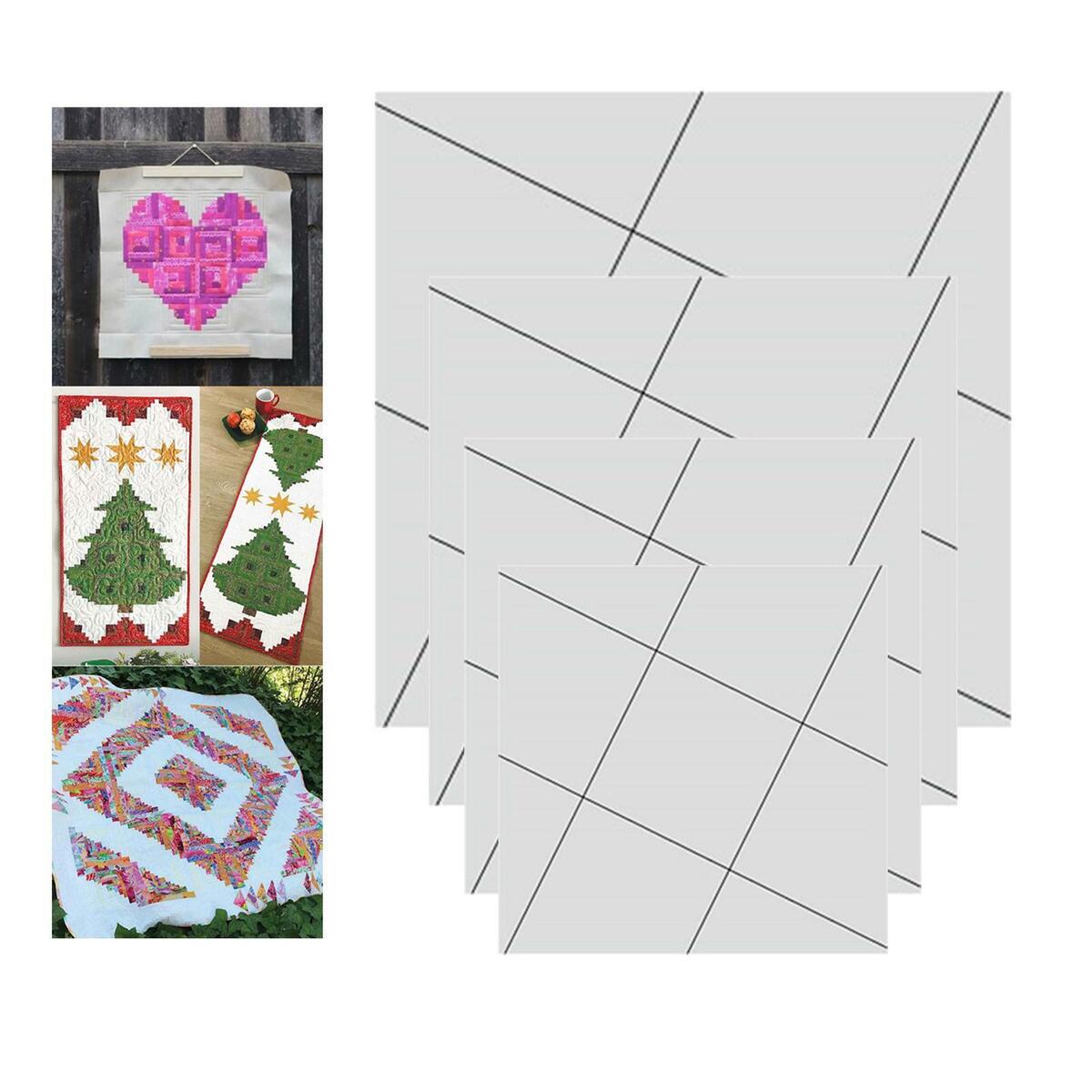 4 Sizes Square Acrylic ing Templates er Ruler  Templates Tool